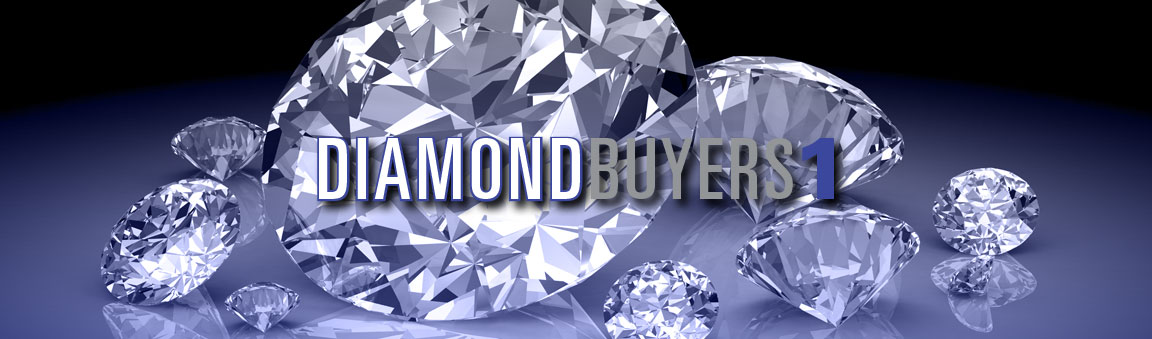 Large diamonds on a purple background with DiamondBuyers1 text across center of image.